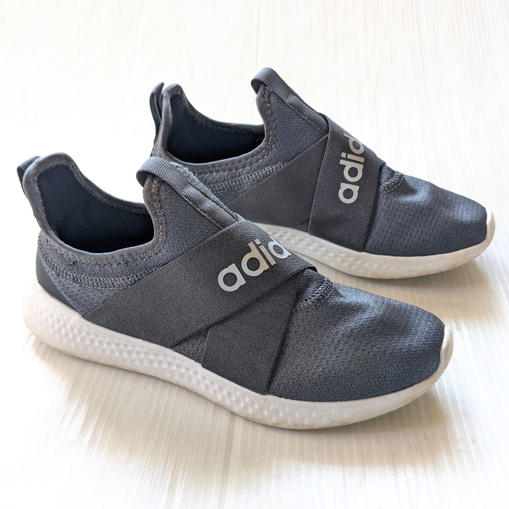 ADIDAS Puremotion Adapt Shoes Cloudfoam Super Laceless Sneakers Size 7 Women's